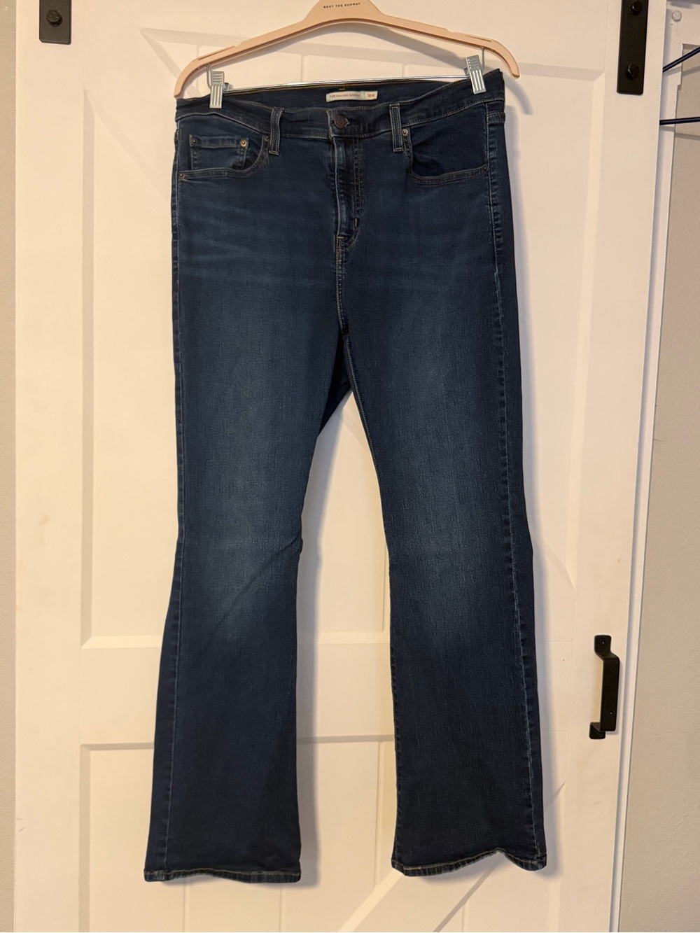 Levi's Indigo Flare Jeans - Women's Wide Leg